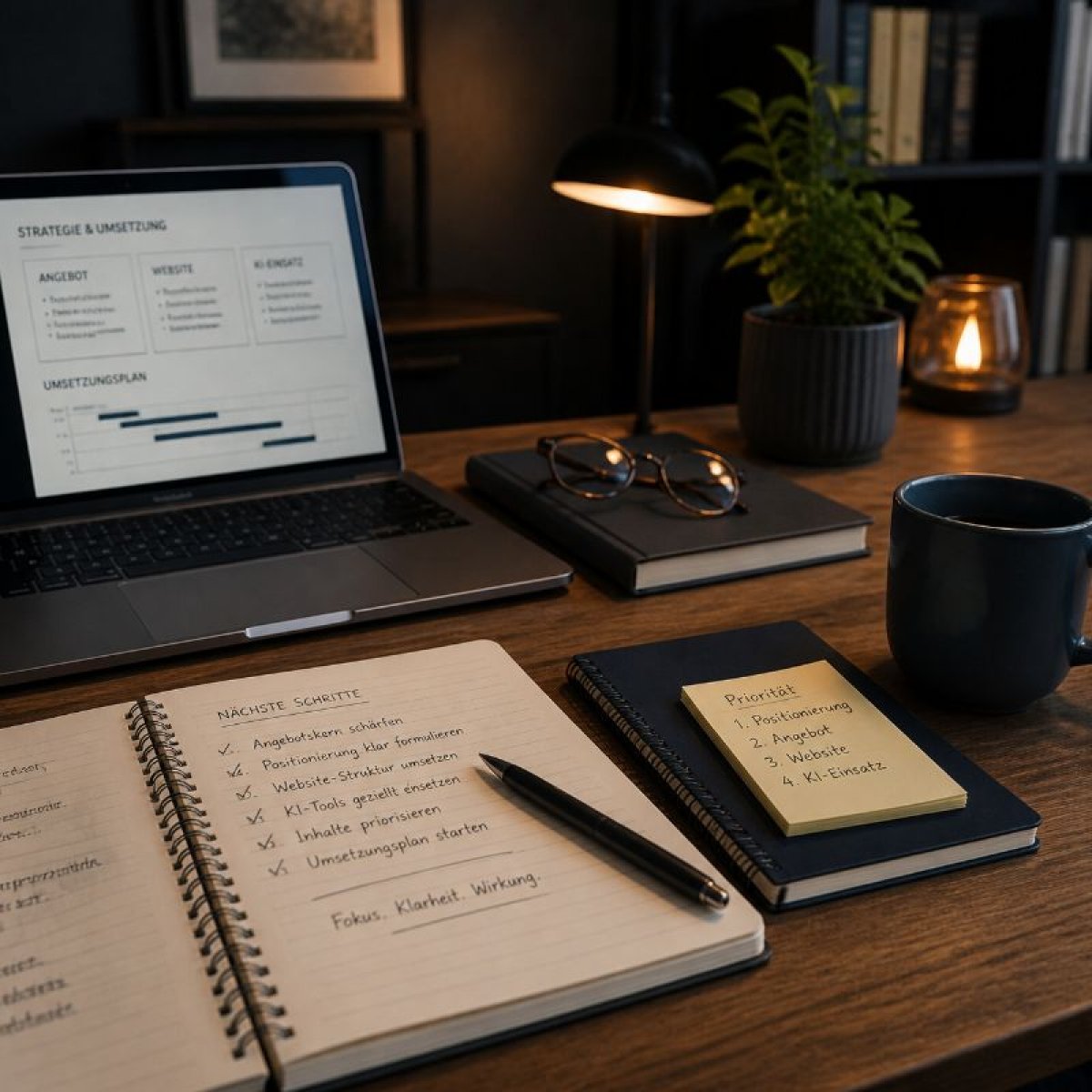 Klare nächste Schritte