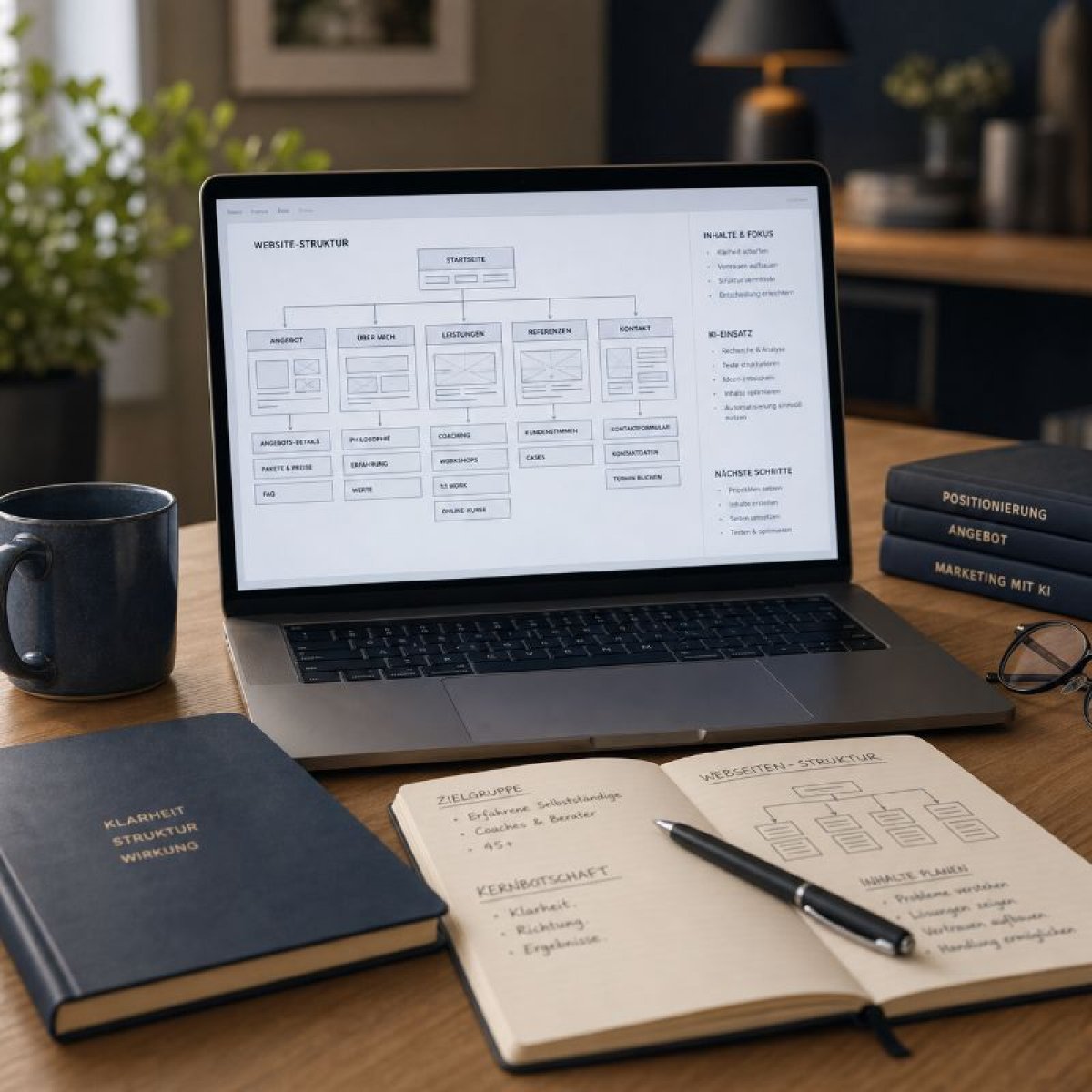Eine stimmige Website-Struktur